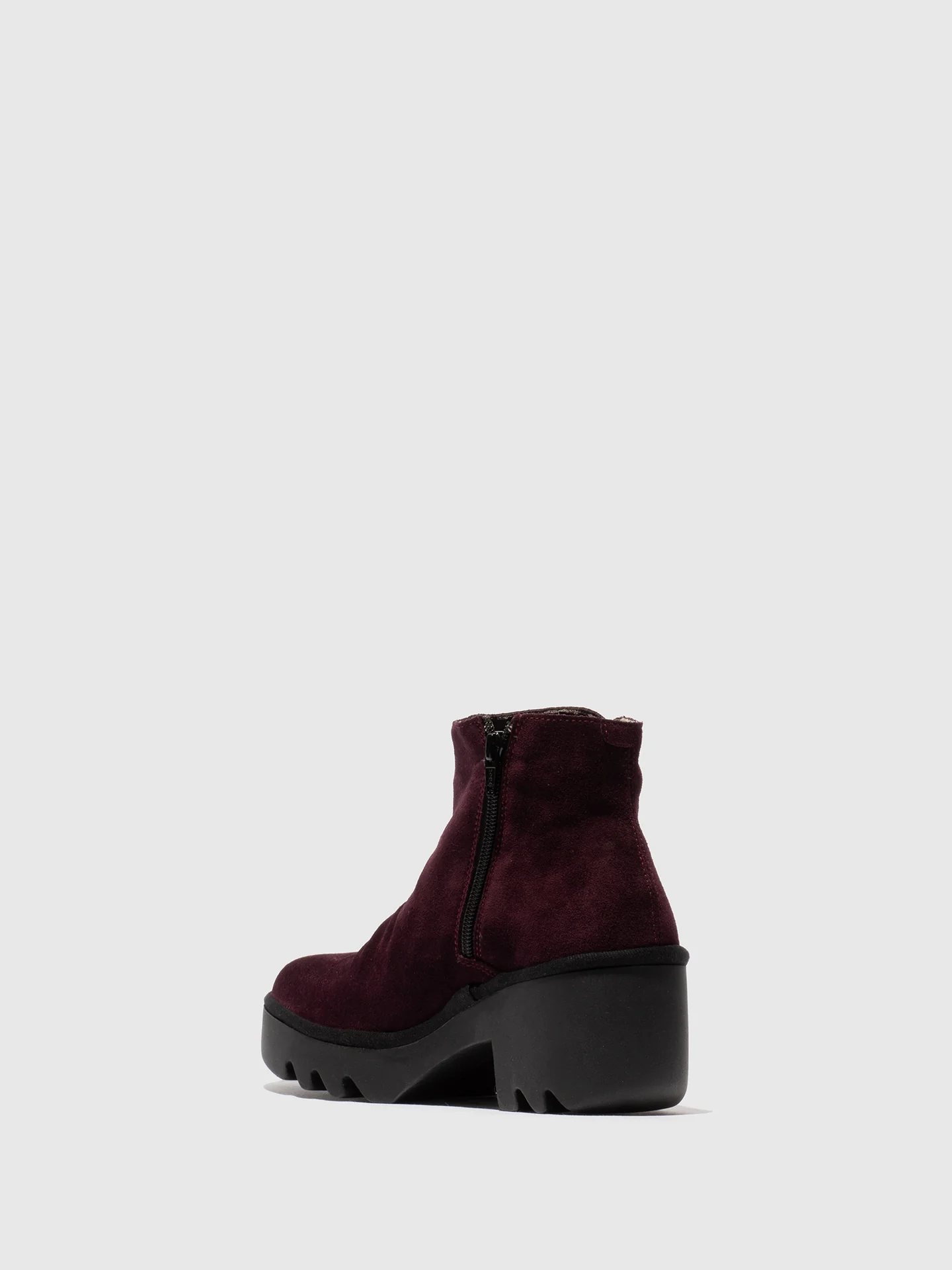 Zip Up Ankle Boots TULP592FLY PURPLE - Image 3