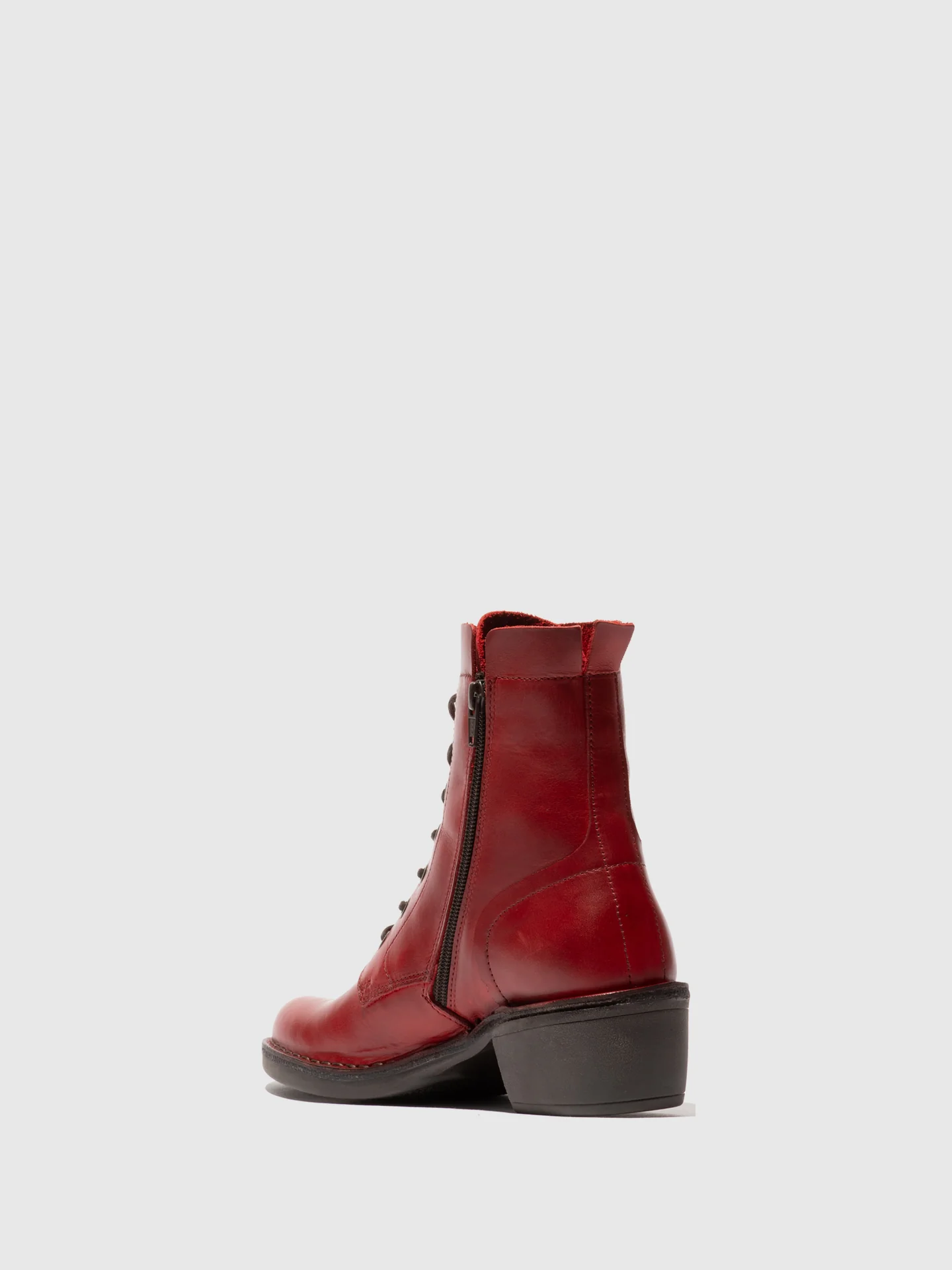 Lace-up Ankle Boots MILU044FLY RED - Image 3