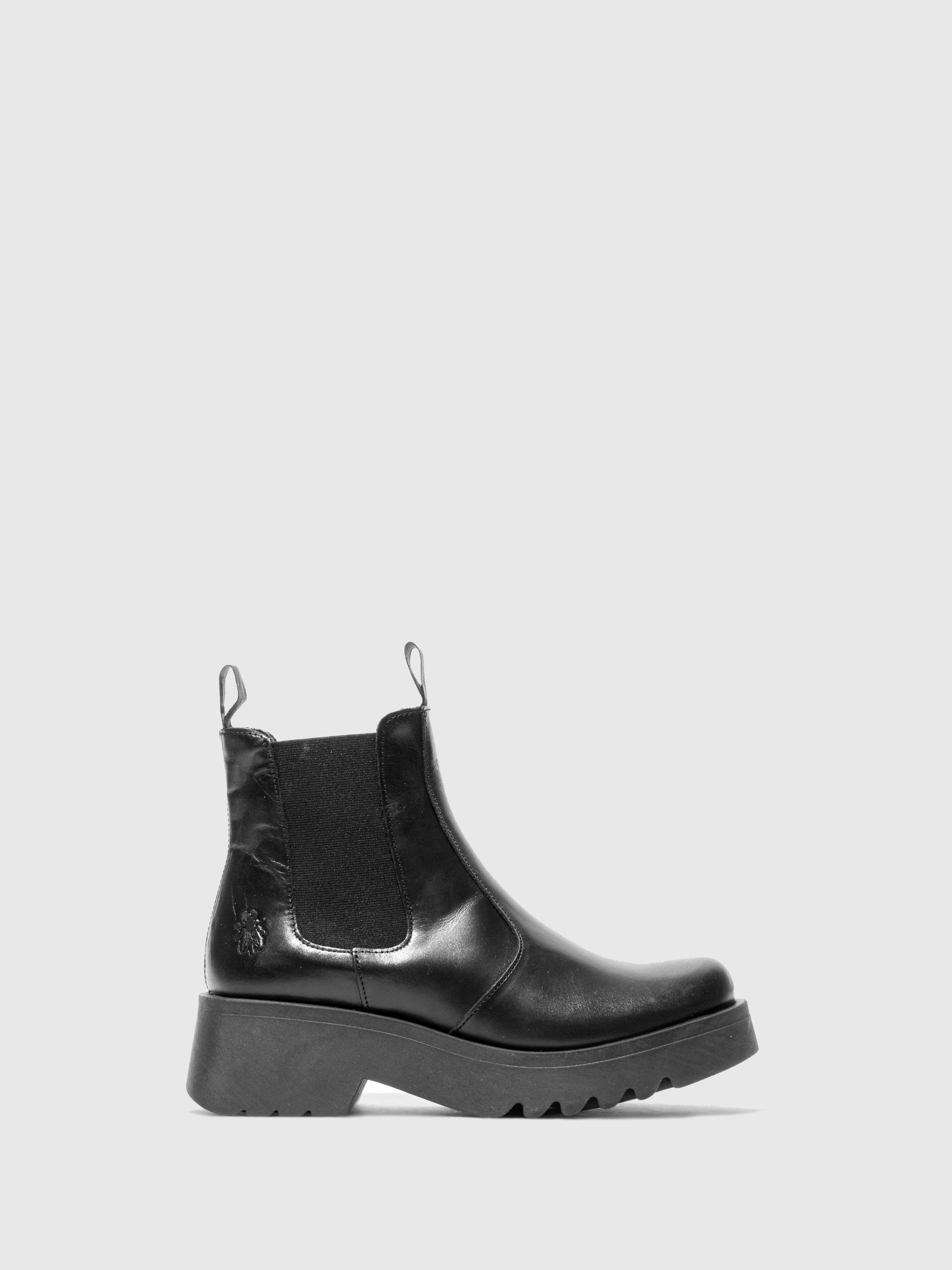 Chelsea Ankle Boots MEDI789FLY RUG BLACK