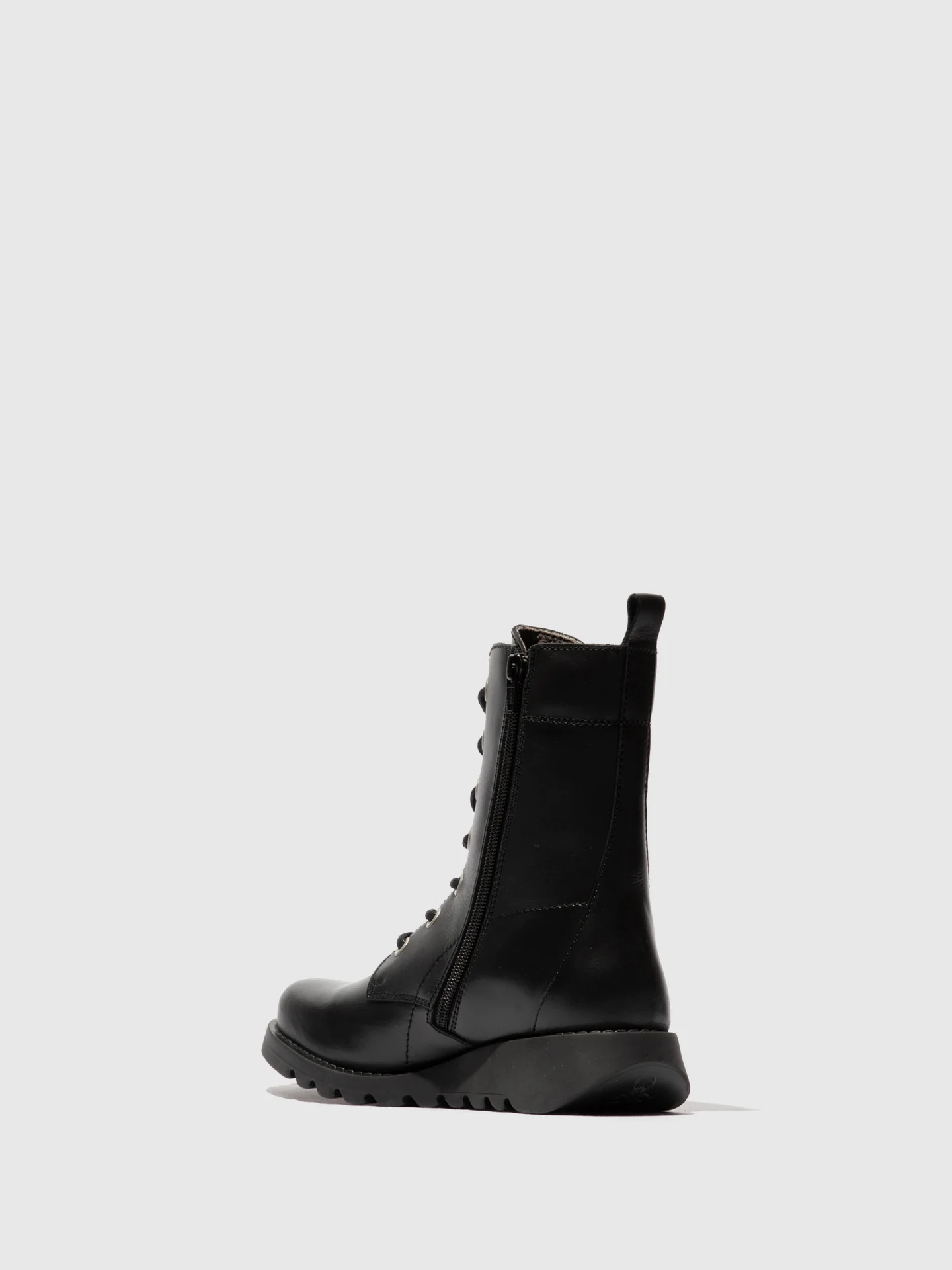 Lace-up Ankle Boots SILF015FLY RUG BLACK - Image 3
