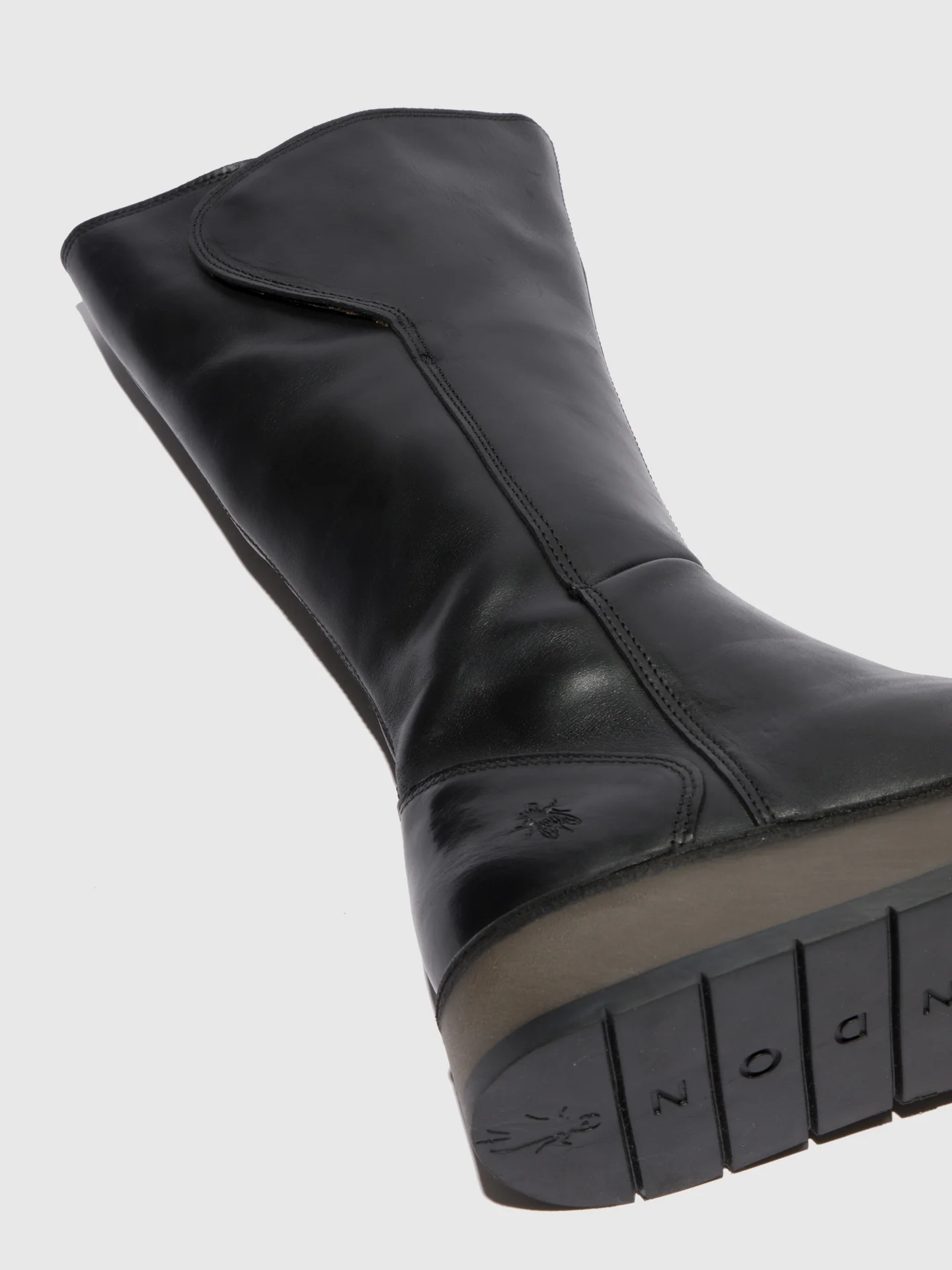 Zip Up Boots RHEA042FLY RUG BLACK - Image 4