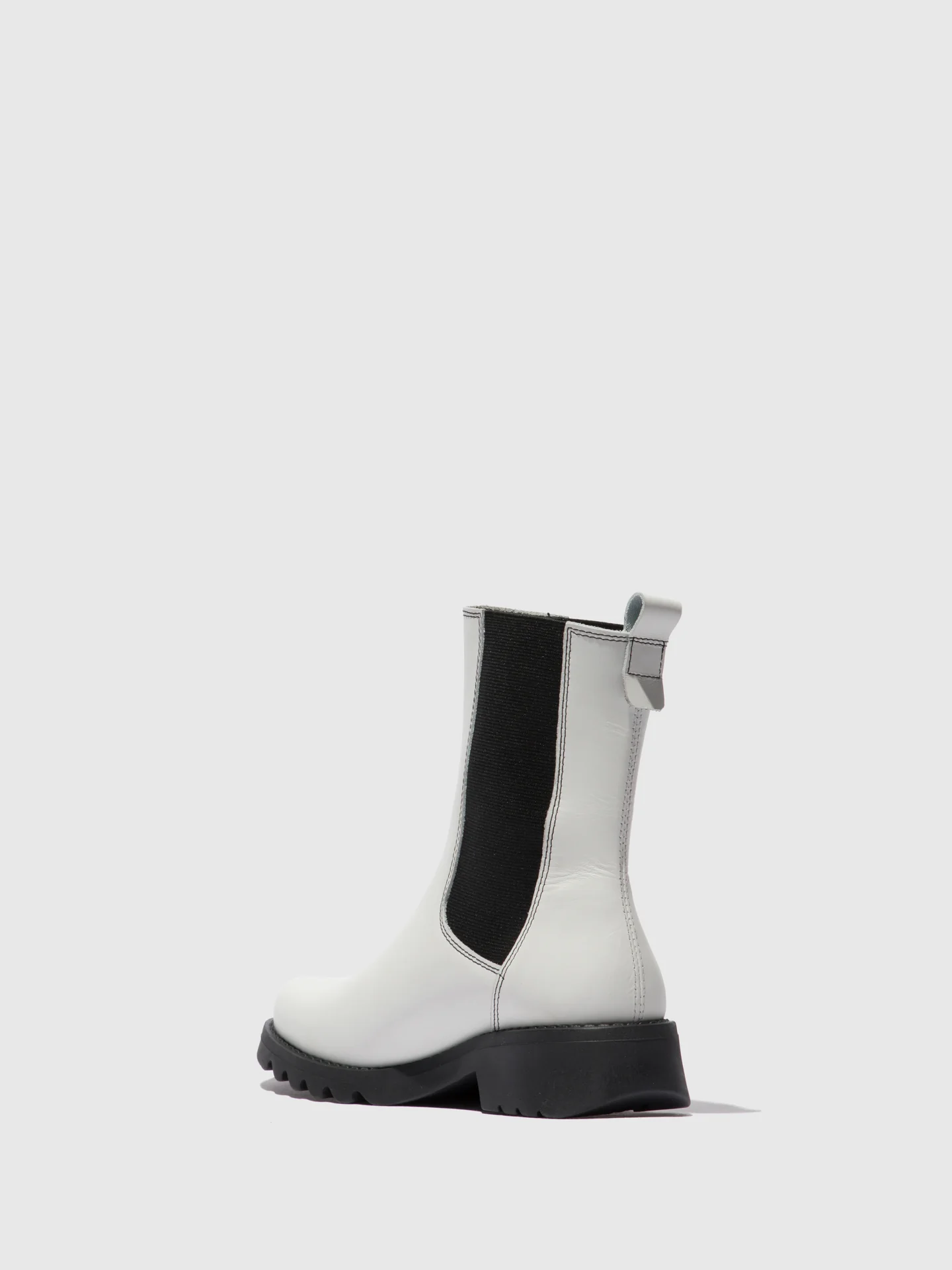 Chelsea Ankle Boots REIN795FLY RUG OFFWHITE (BLACK) - Image 3