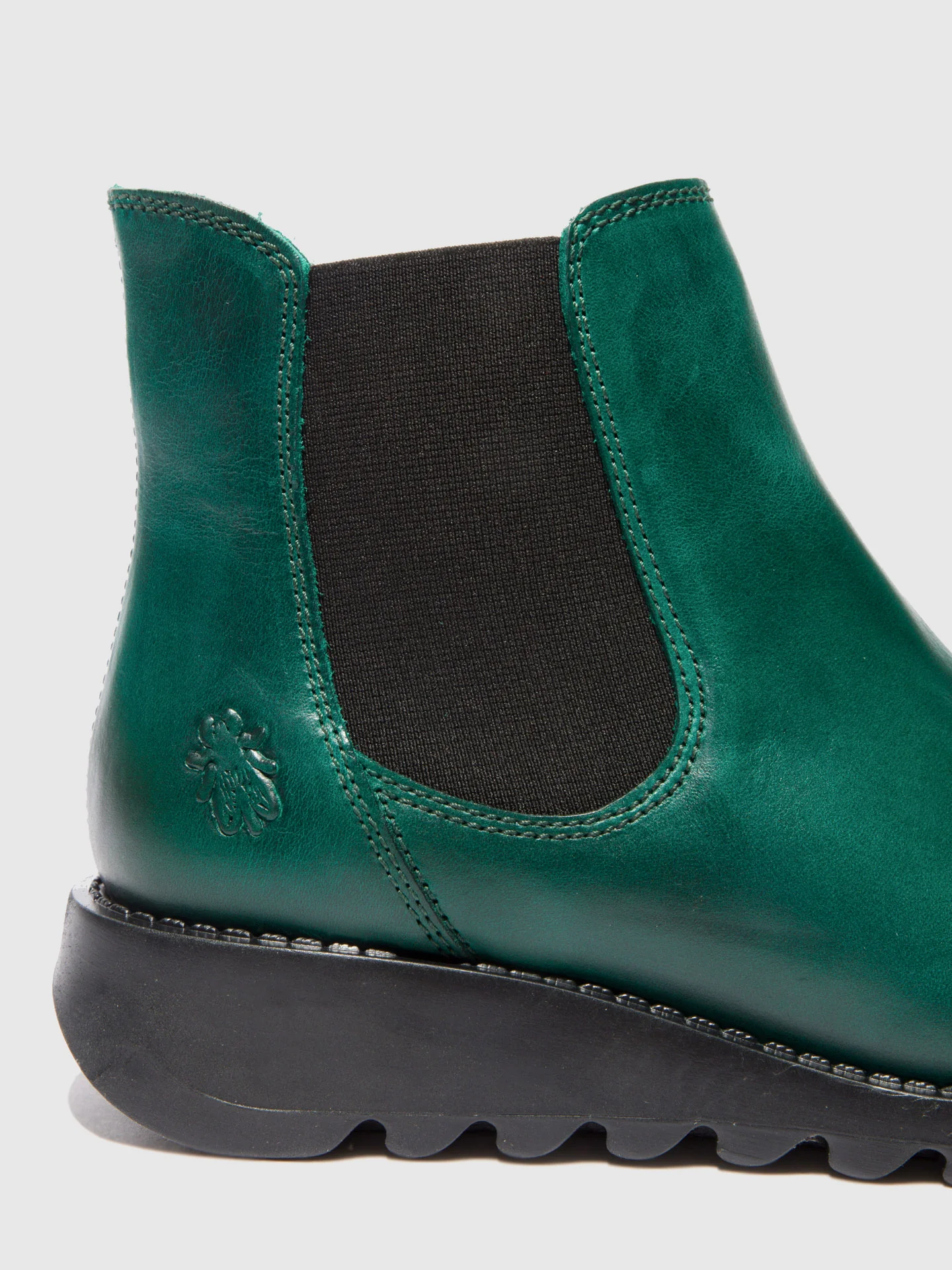 Chelsea Ankle Boots SALV RUG SHAMROCK GREEN (BLACK ELASTIC) - Image 4