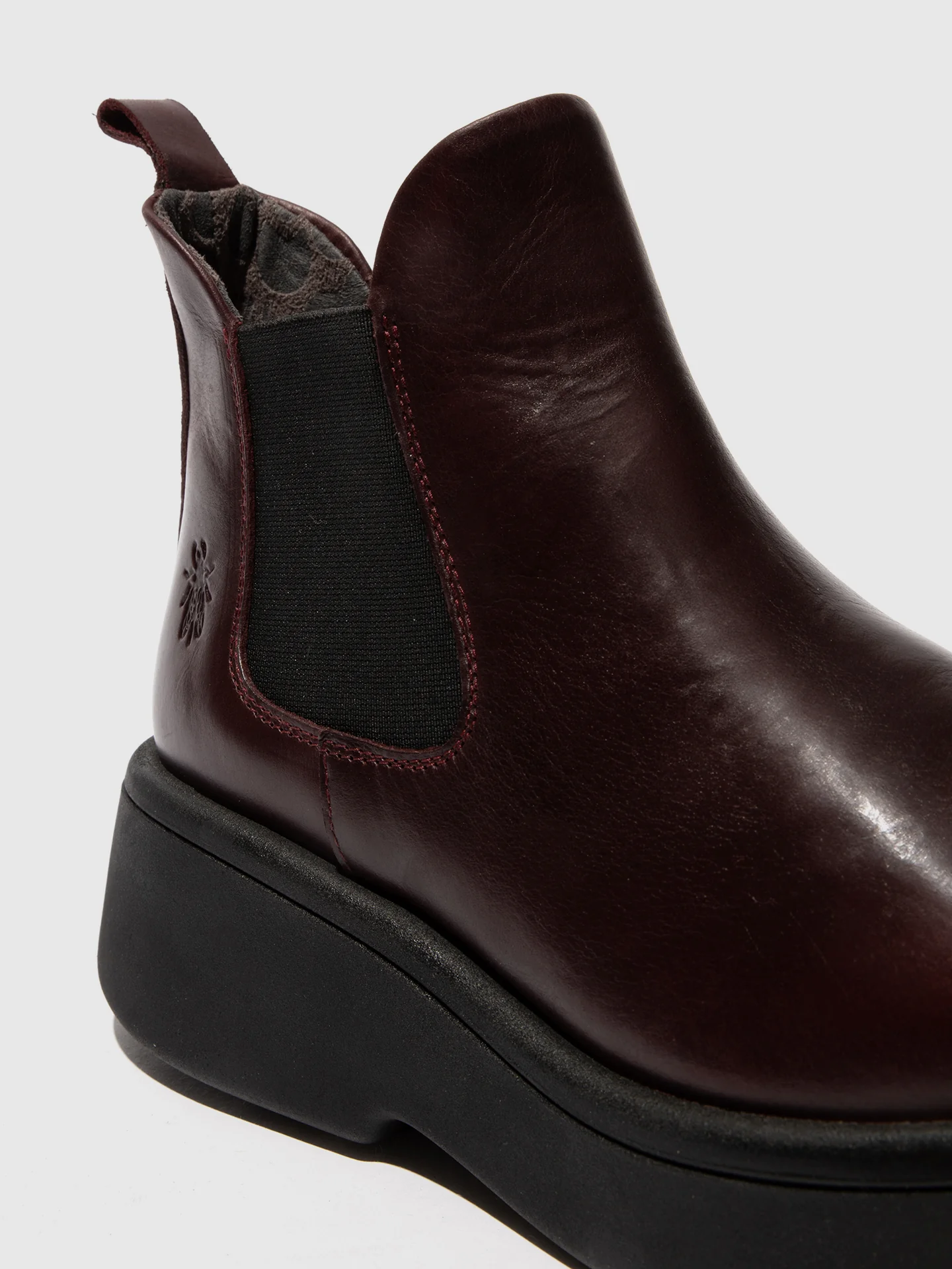 Chelsea Ankle Boots MULK159FLY RUG WINE - Image 4