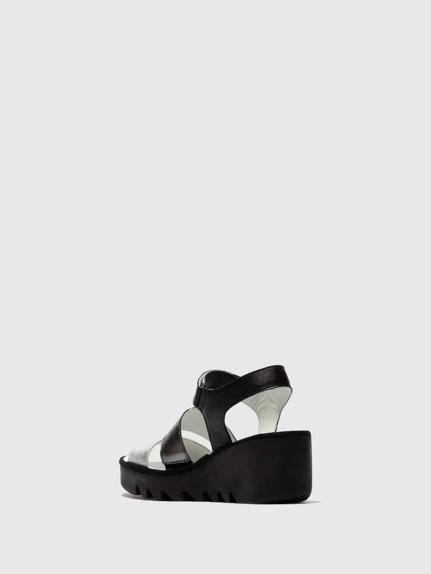 Sling-Back Sandals BEXY575FLY SILVER/GRAPHITE/BLACK - Image 3