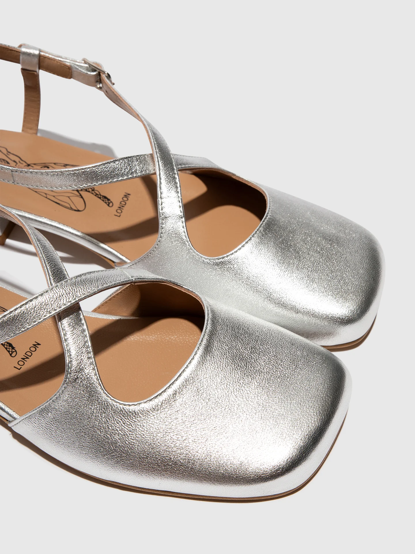 Sling-Back Sandals CEFI270FLY SILVER - Image 4
