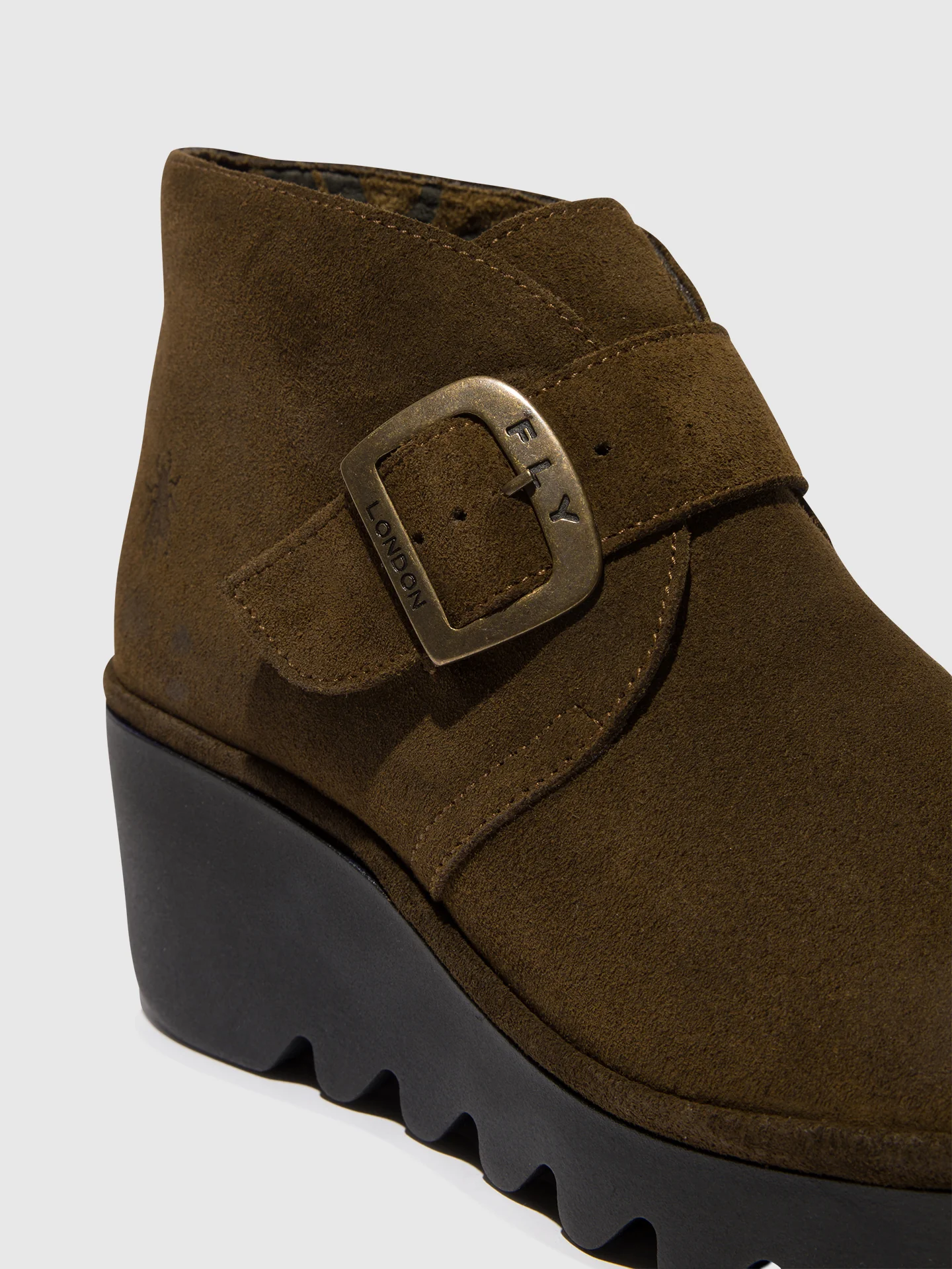 Buckle Ankle Boots BIRT397FLY SLUDGE - Image 4