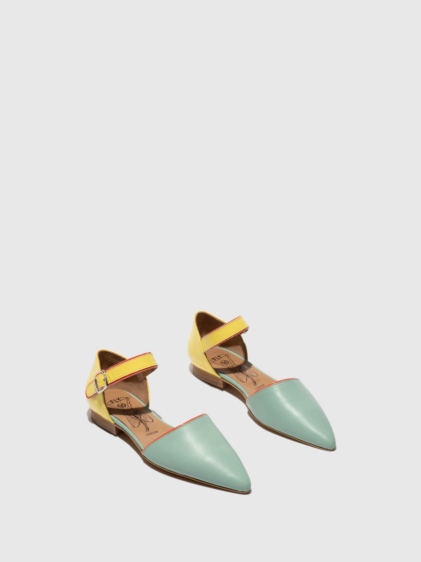Pointed Toe Shoes SARJ266FLY SPEARMINT/LEMON/SCARLET - Image 2