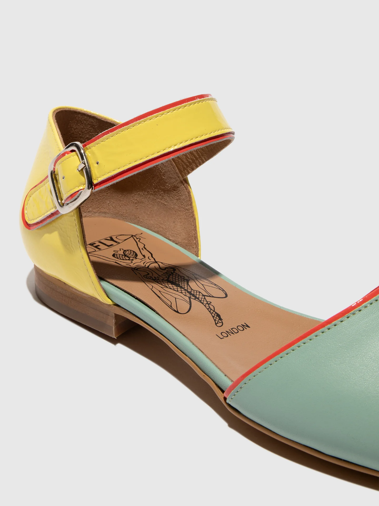 Pointed Toe Shoes SARJ266FLY SPEARMINT/LEMON/SCARLET - Image 4