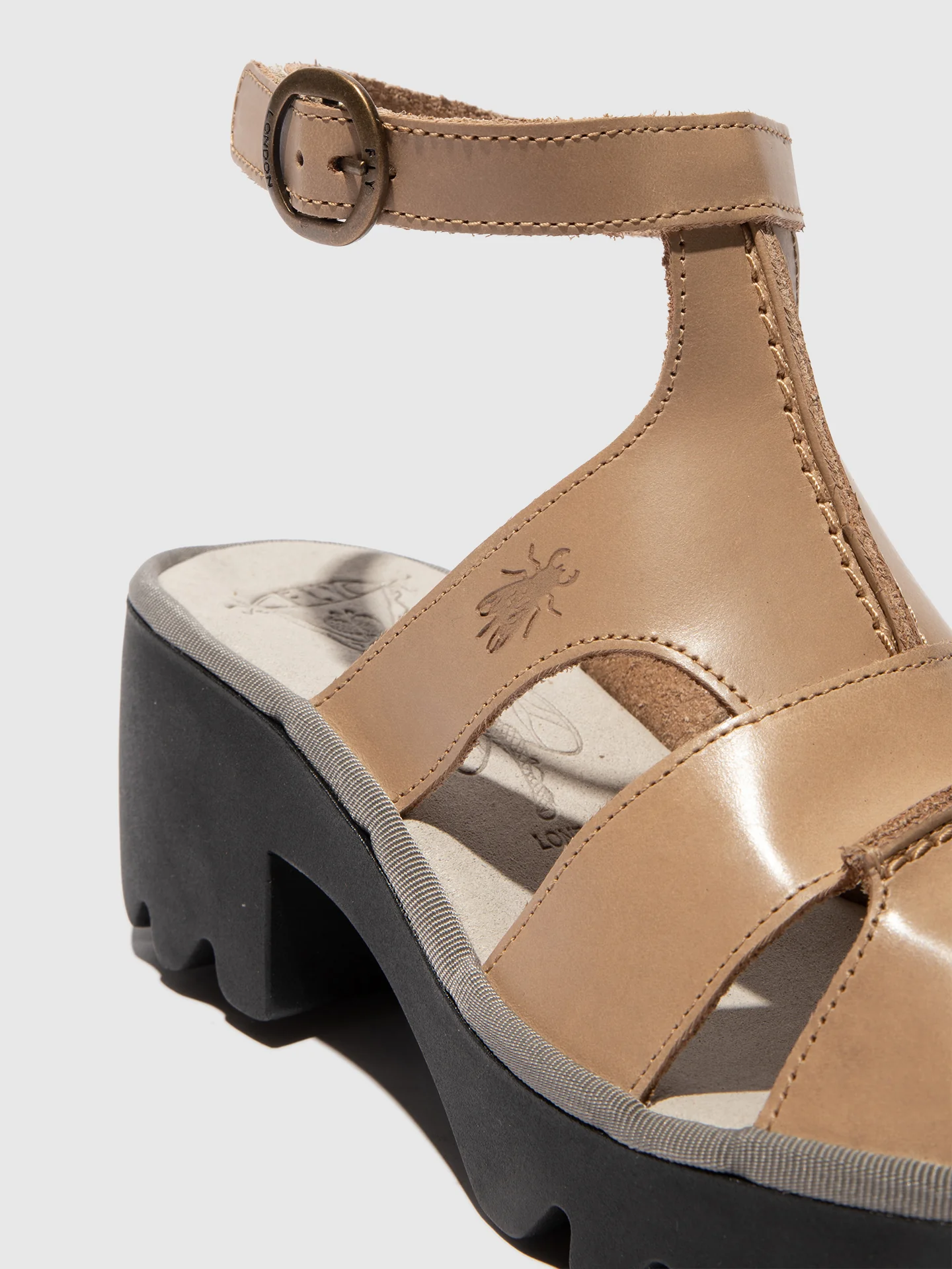 Ankle Strap Sandals TAWI496FLY TAUPE - Image 4