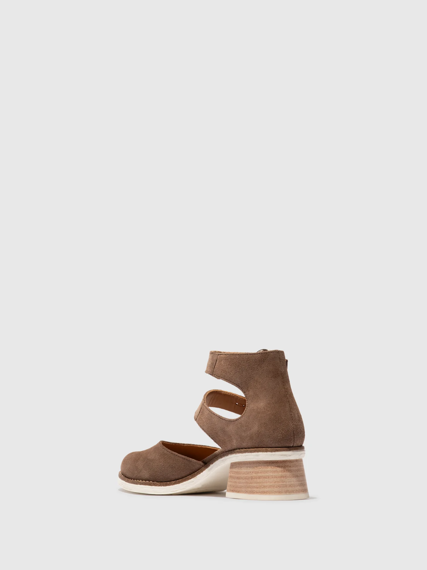 Ankle Strap Shoes CAIR089FLY TAUPE - Image 3