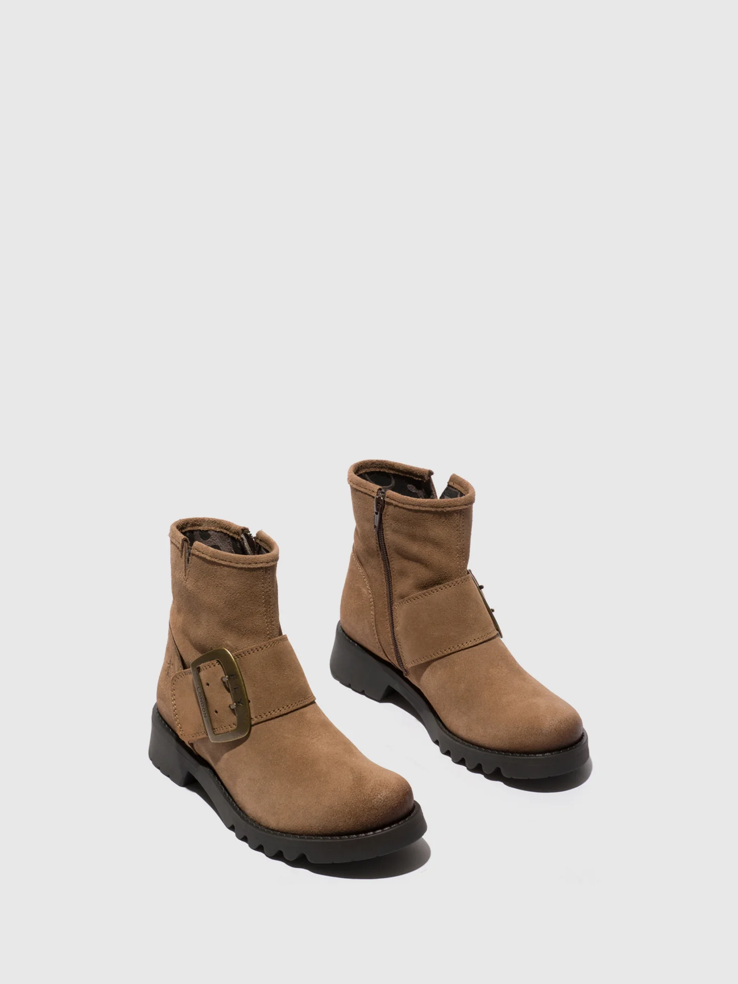 Buckle Ankle Boots RILY991FLY TAUPE - Image 2
