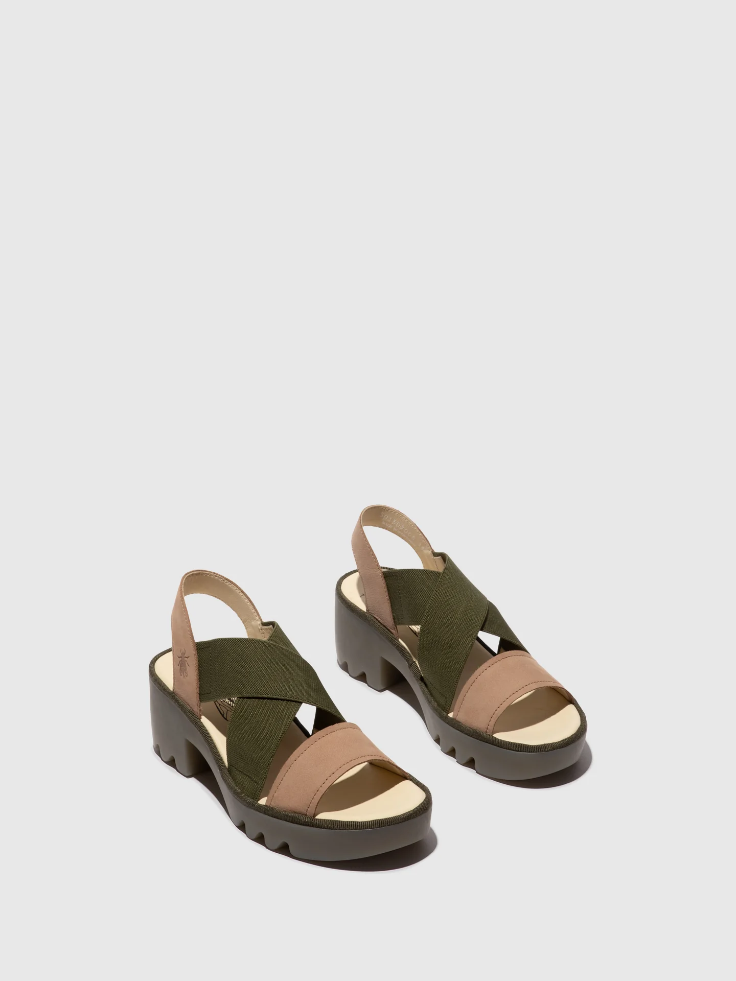 Crossover Sandals TAJI502FLY TAUPE/KHAKI - Image 2