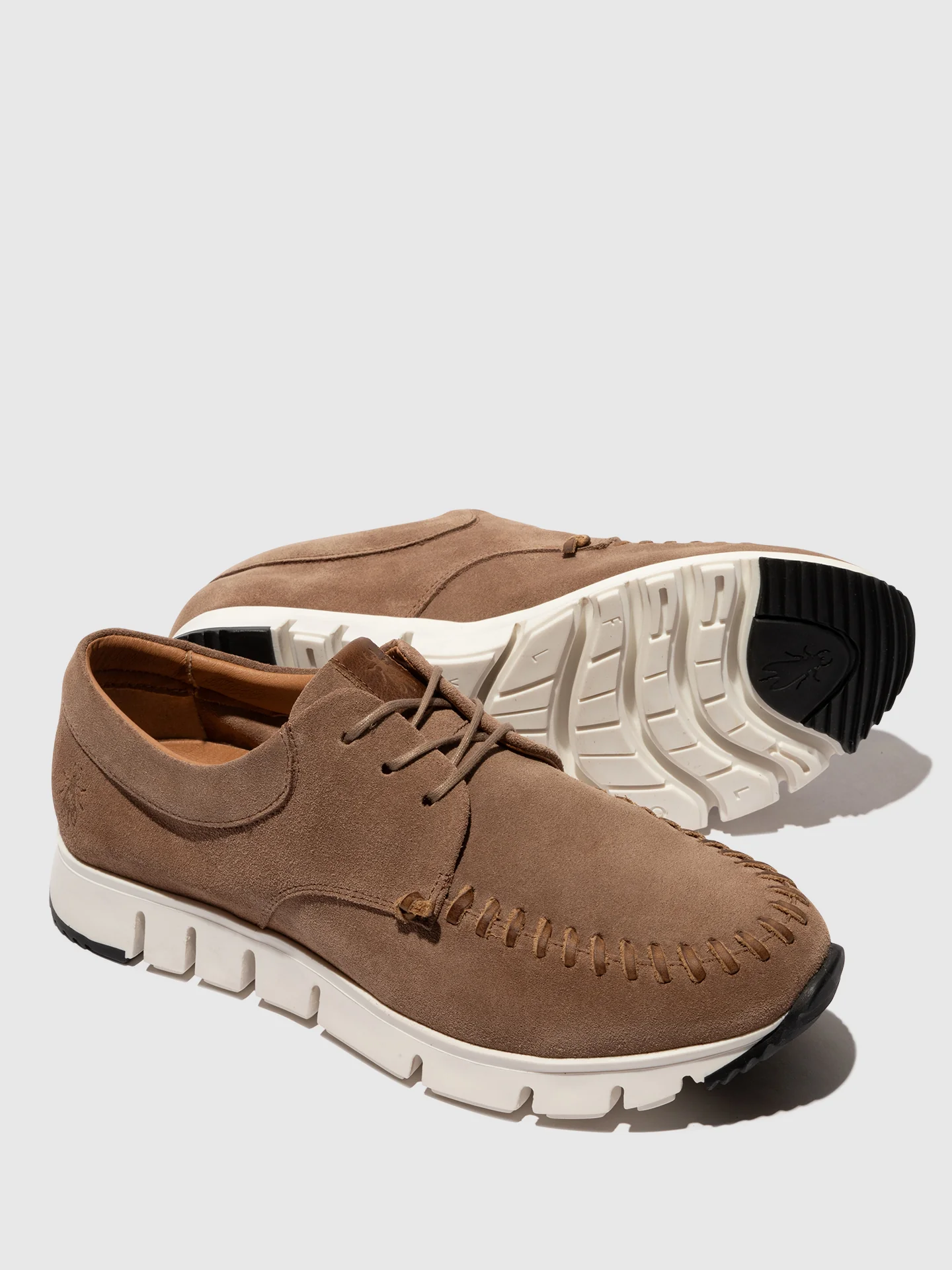 Lace-up Trainers SUUF256FLY TAUPE/TAUPE - Image 4