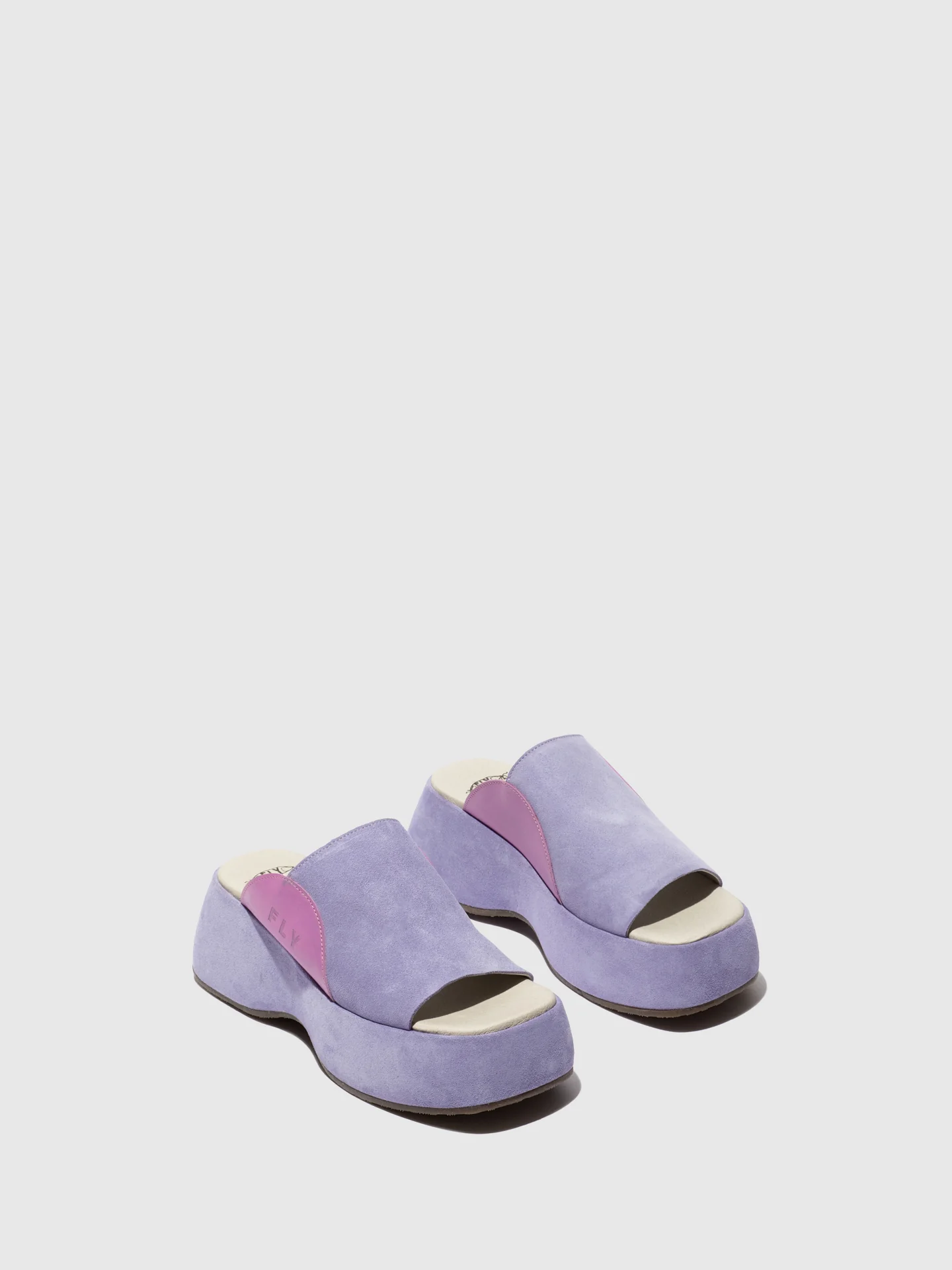 Slip-on Mules BEZI078FLY VIOLET/VIOLET - Image 2