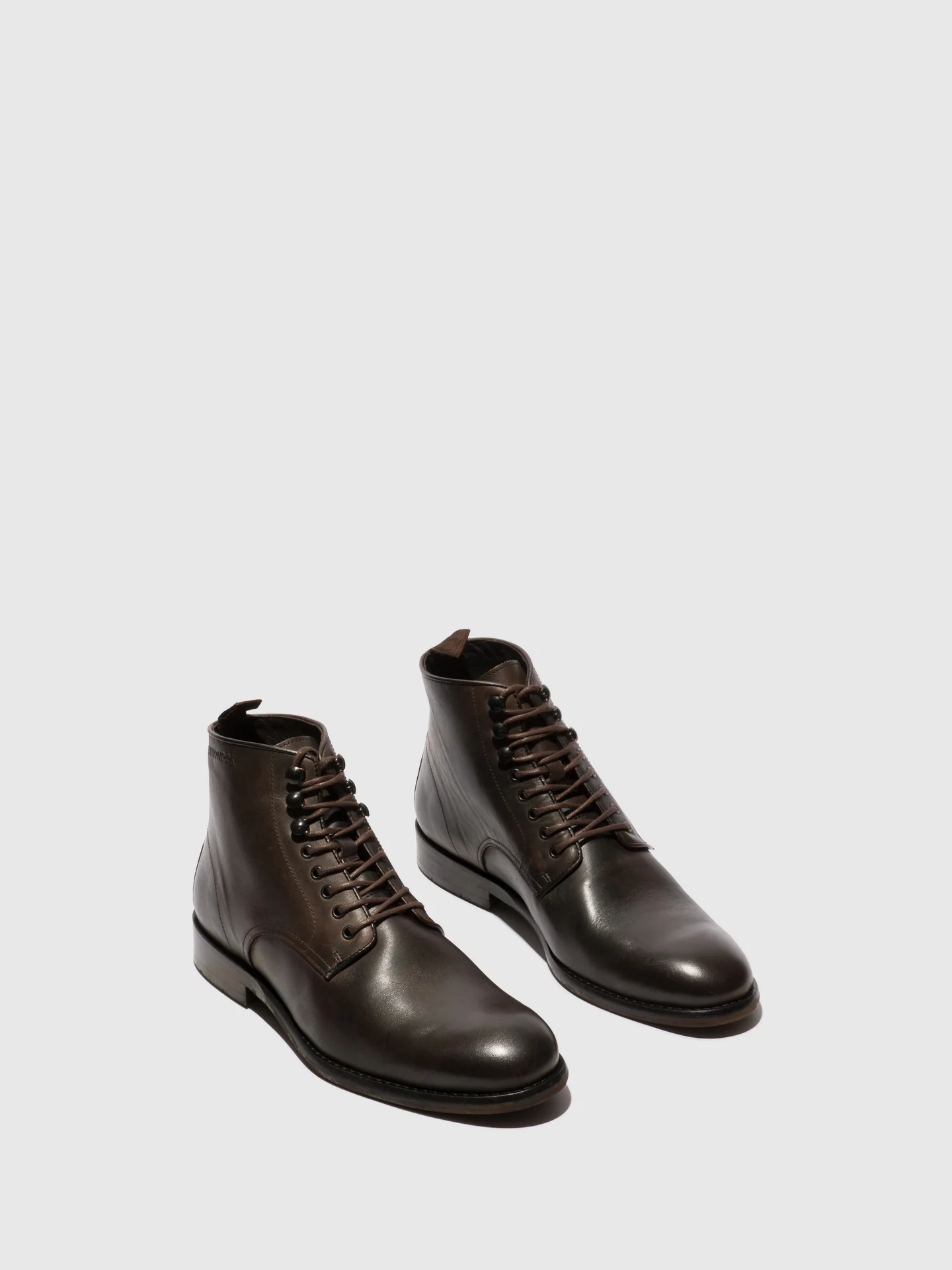 Lace-up Ankle Boots WERN002FLY WASHED BROWN - Image 2