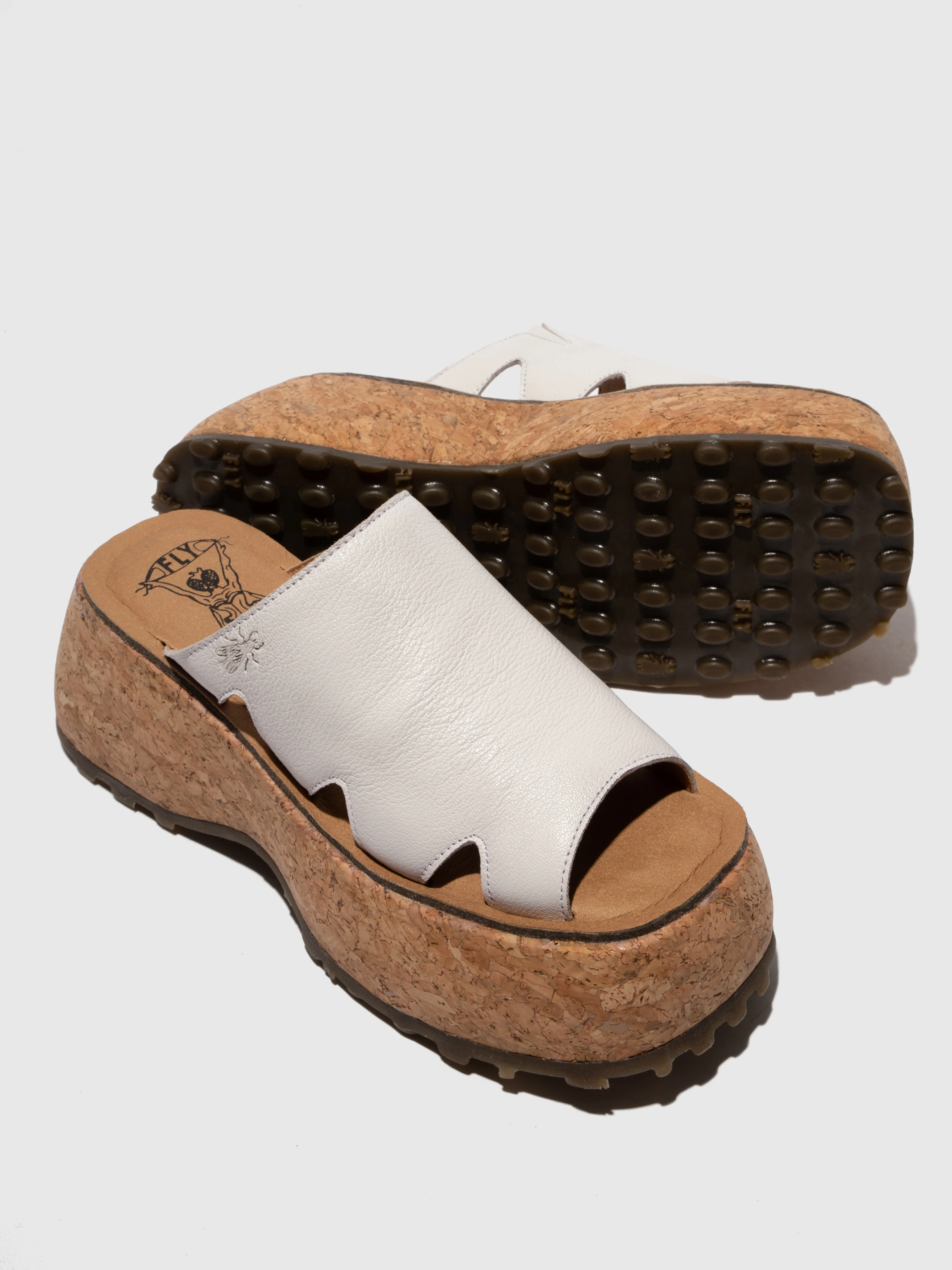 Platform Mules CEIR280FLY WHITE - Image 5