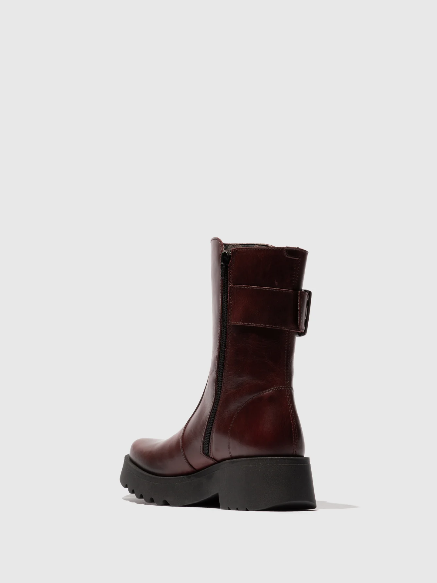 Buckle Ankle Boots MAZZ127FLY WINE - Image 3
