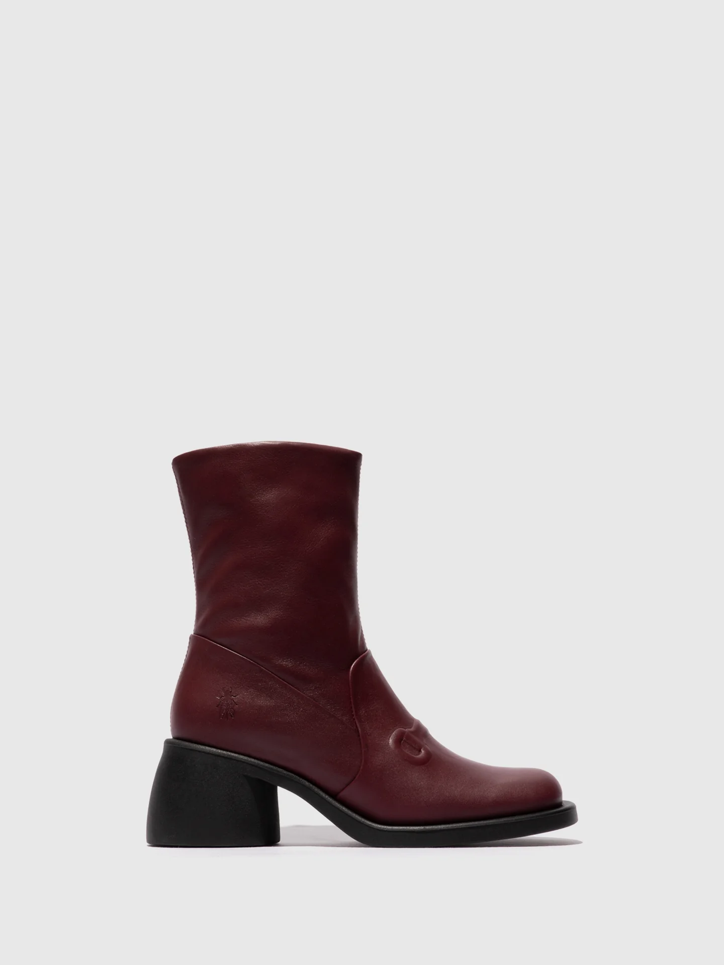 Zip Up Ankle Boots HAXI138FLY WINE