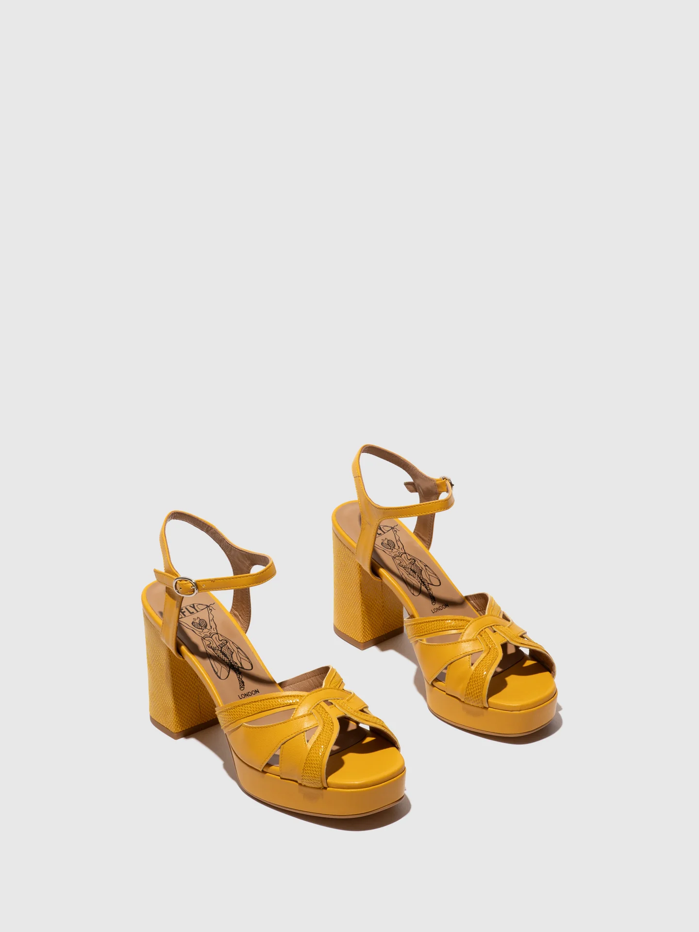 Sling-Back Sandals EZUI240FLY YELLOW - Image 2